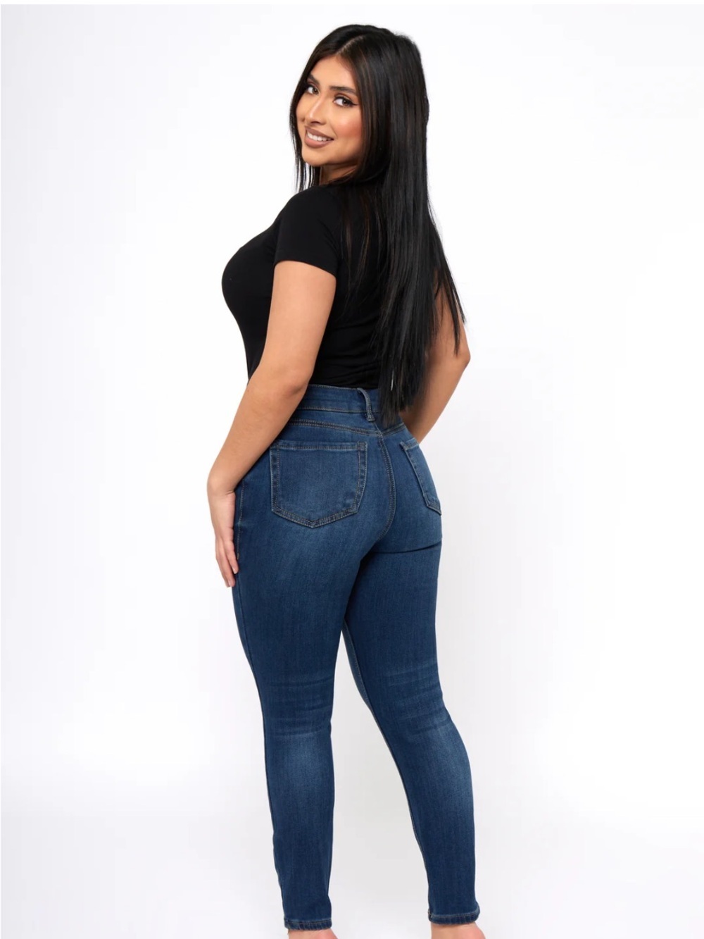 Fiona Boomboom Dark Wash Skinny Jeans